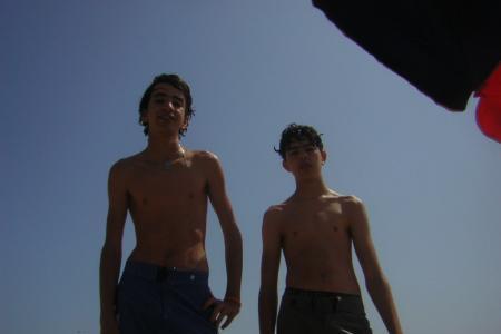 on viens de visiter la mer, lool !!!